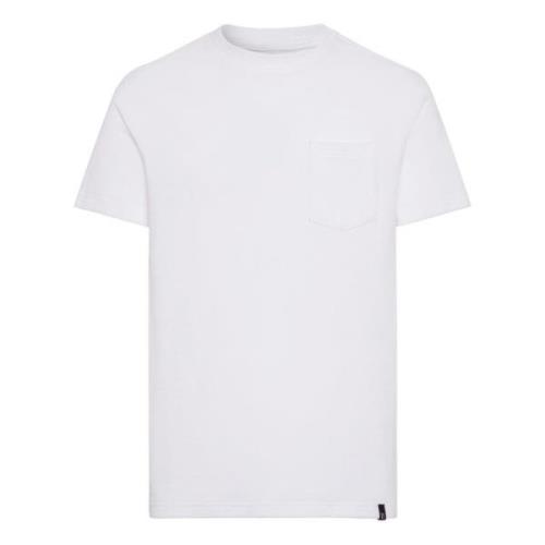 Katoenen/Nylon T-shirt Boggi Milano , White , Heren