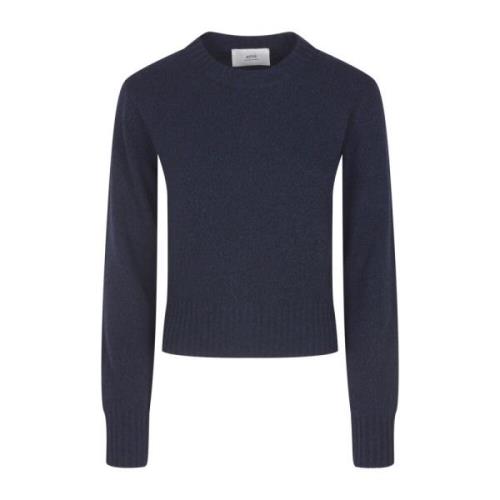 Blauwe Tonal ADC Sweater Ami Paris , Blue , Dames
