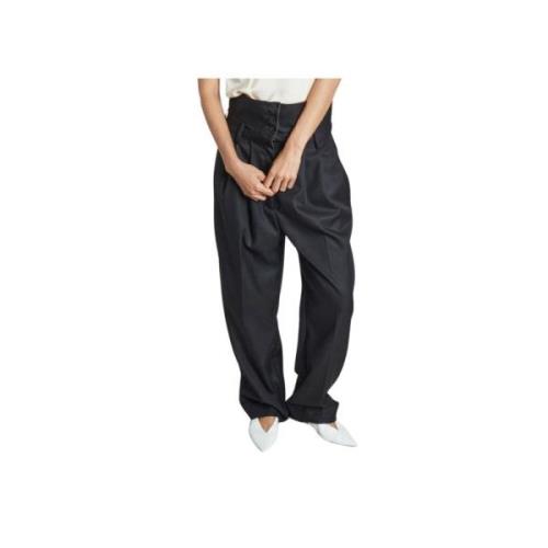 Wide Trousers Second Dames , Black , Dames