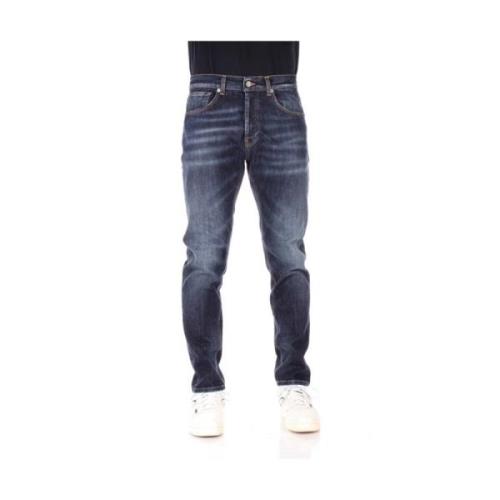 Slim-Fit Denim Jeans Dondup , Blue , Heren