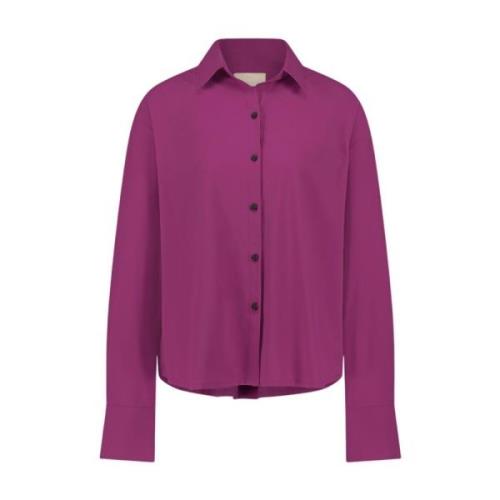 Stijlvolle Sally Blouse van Technisch Jersey Jane Lushka , Purple , Da...