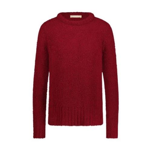Gezellige Teddy Pullover | Rood Jane Lushka , Red , Dames
