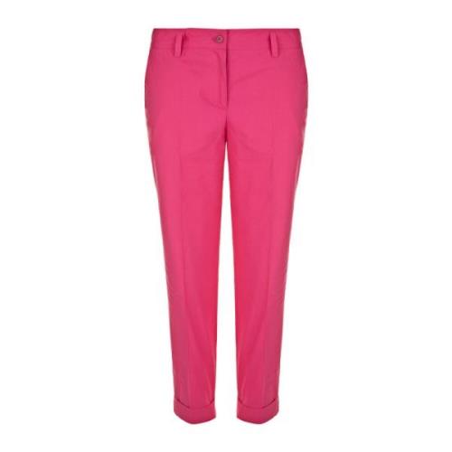 Slim-Fit Katoenen Broek P.a.r.o.s.h. , Pink , Dames