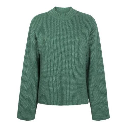 Groene Wool Poly Pullover Jane Lushka , Green , Dames