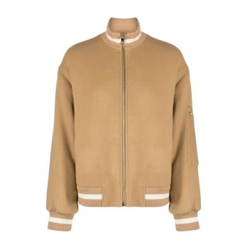 Bomber Jackets Msgm , Brown , Dames