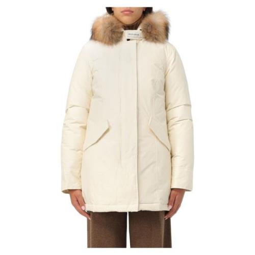 Arctic Raccoon Parka Woolrich , Beige , Dames