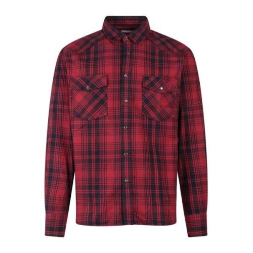 Casual Shirts PT Torino , Red , Heren