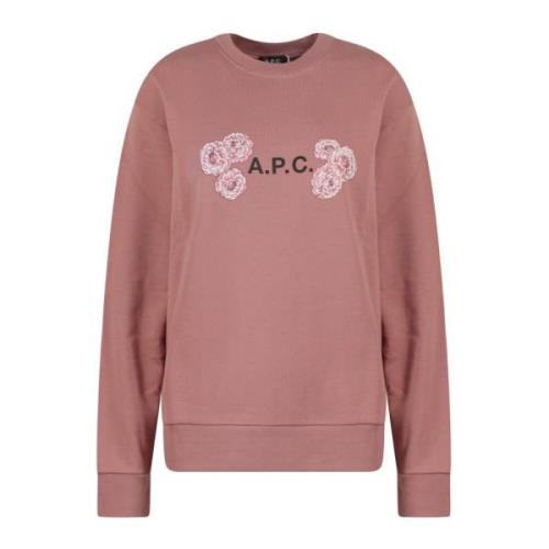 Sweatshirt A.p.c. , Pink , Dames