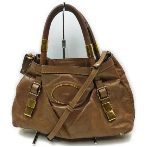 Handtassen voor het eigendom van canvas Chloé Pre-owned , Brown , Dame...