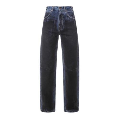 Jeans met zwarte details Darkpark , Blue , Dames