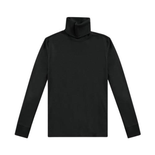 Zwart Stretch Katoenen T-Shirt Brooks Brothers , Black , Dames