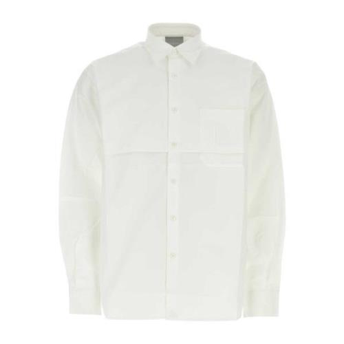 Casual overhemd Vtmnts , White , Heren