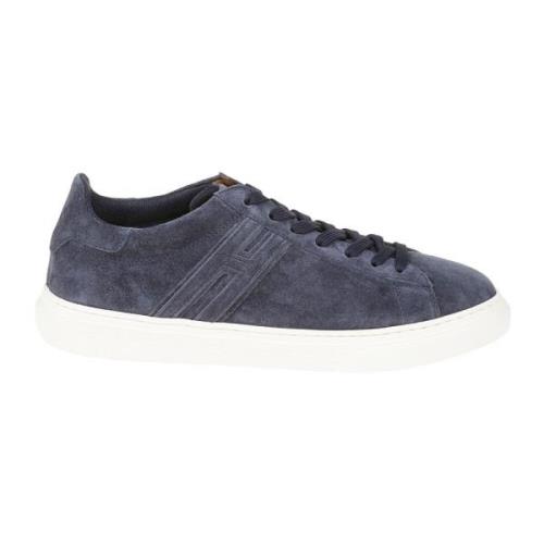 Platte schoenen met suède onderkant Hogan , Blue , Heren