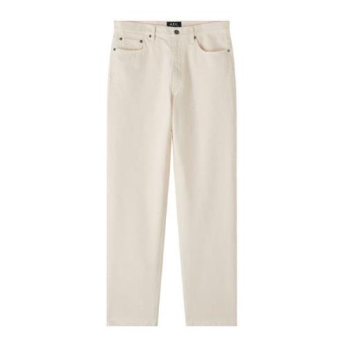 Ecru Martin Katoenen Broek A.p.c. , Beige , Heren