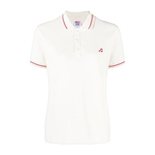 Klassieke Polo Shirt voor Vrouwen Autry , White , Dames