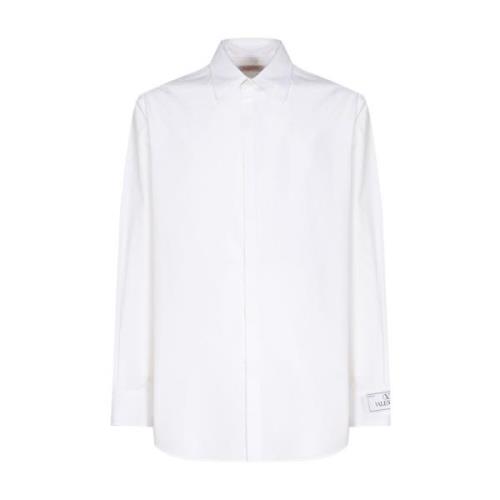 Witte shirts van Maison Valentino Valentino Garavani , White , Heren