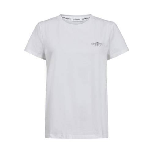 Witte Logo Tee T-Shirt Co'Couture , White , Dames