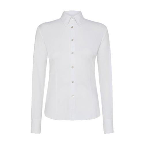 Dames Wit Synthetisch Shirt RRD , White , Dames
