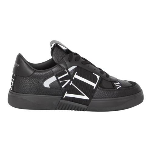 Zwarte Aw23 Sneakers met Vltn Logo Valentino Garavani , Black , Heren