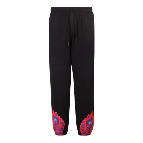 Gebogen Vleugels Joggers Marcelo Burlon , Black , Heren