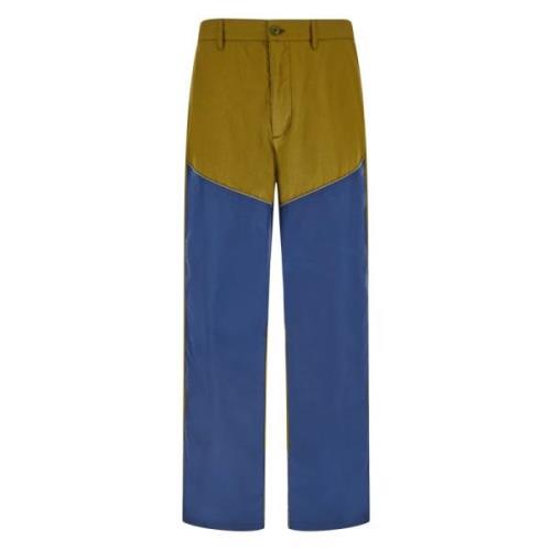 1952 Capsule Katoenen Broek Moncler , Blue , Heren