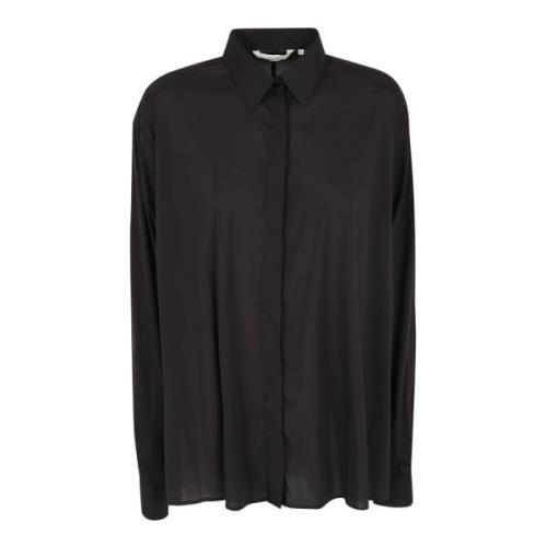 Oversized shirt Xacus , Black , Dames