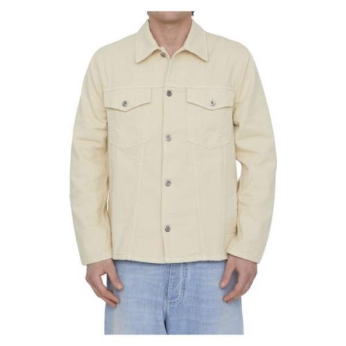 Beige Vars Hammer Shirt - Stijlvol en Uniek Off White , Beige , Heren