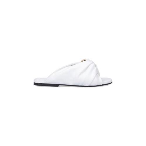 Witte Slider Sandalen voor Dames JW Anderson , White , Dames