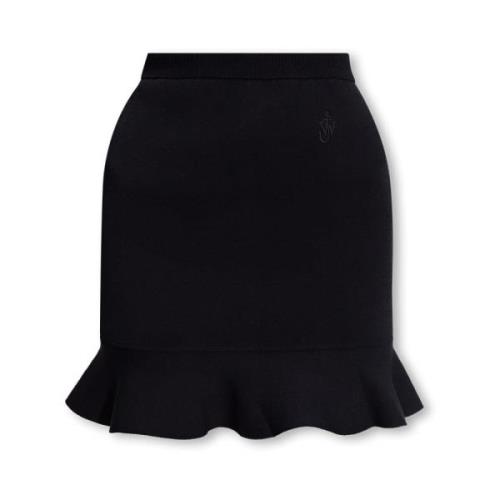 Gerimpelde rok JW Anderson , Black , Dames