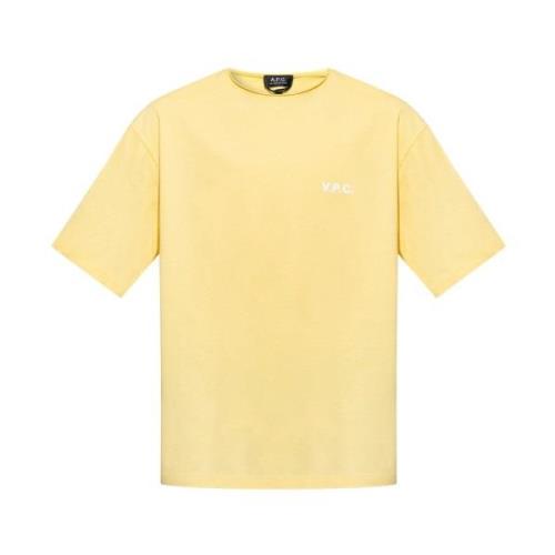 T-shirt A.p.c. , Yellow , Heren