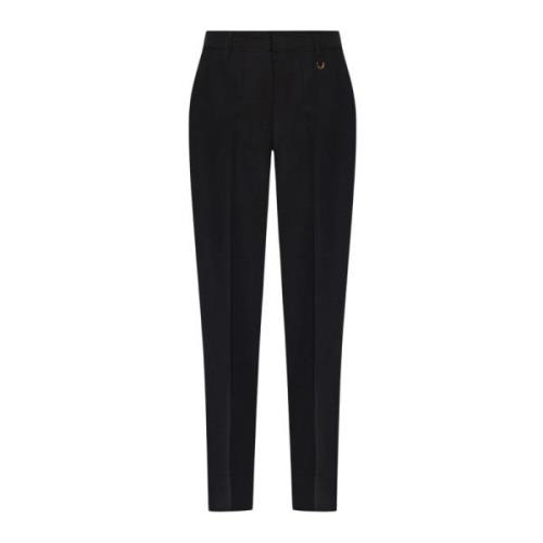 Ficelle plooivoorkant broek Jacquemus , Black , Dames