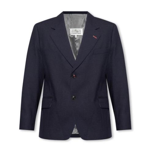 Wollen blazer Maison Margiela , Blue , Heren