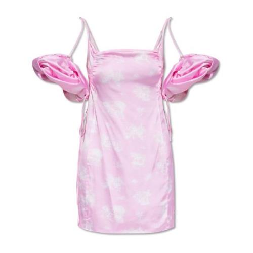 ‘Chou’ jurk met afneembare mouwen Jacquemus , Pink , Dames