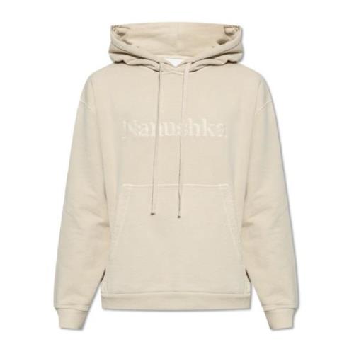 Ever hoodie with logo Nanushka , Beige , Heren