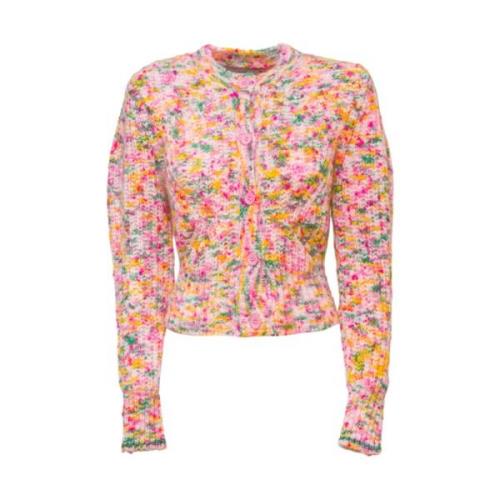 Multicolor Korte Cardigan Trui MC2 Saint Barth , Multicolor , Dames