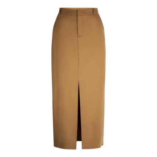 Trendy Rill Rok | Karamel Jane Lushka , Beige , Dames