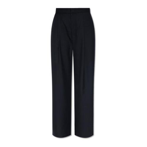 ‘Pansy’ krijtstreep broek Custommade , Blue , Dames