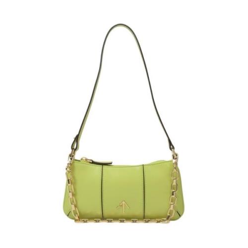 Handbags Manu Atelier , Green , Dames