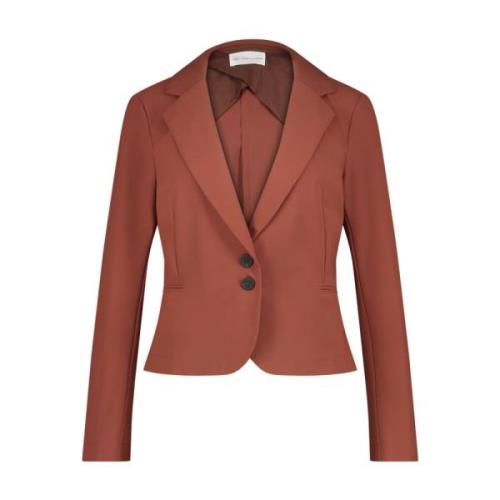 Technische Jersey Blazer | Brick Jane Lushka , Red , Dames