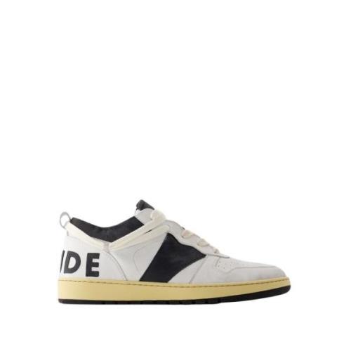 Rhecess Lage Sneakers - Leer - Wit/Zwart Rhude , White , Heren