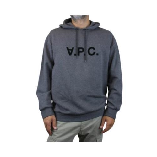 APC Paris Hoodie A.p.c. , Gray , Heren