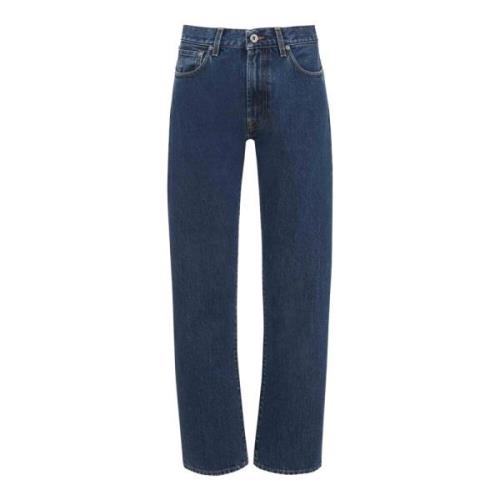 Indigo Straight Leg Jeans JW Anderson , Blue , Dames