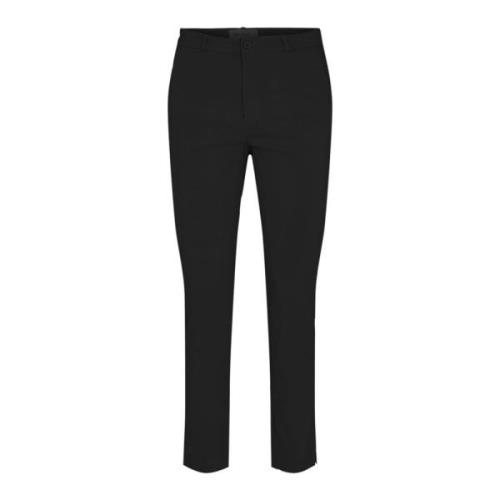 Slim-fit broek Freequent , Black , Dames