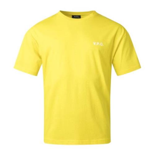 Stijlvolle Joachim Heren T-shirt A.p.c. , Yellow , Heren