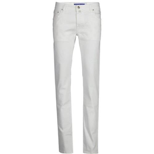 Moderne Slim Fit Jeans Jacob Cohën , White , Heren