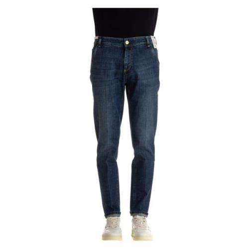 Authentieke Indie Fit Denim Jeans PT Torino , Blue , Heren