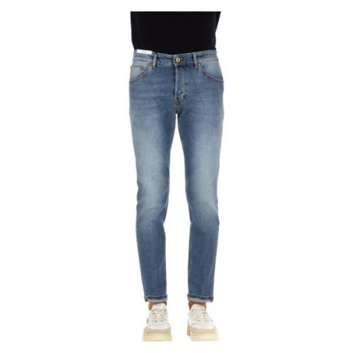 Wortel Fit Denim Jeans PT Torino , Blue , Heren