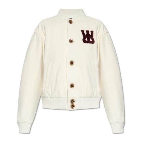 Wollen bomberjack Wales Bonner , Beige , Dames