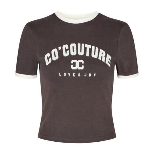 Stijlvolle dames T-shirt met trendy print Co'Couture , Gray , Dames