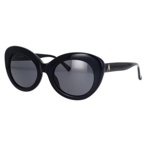 Linda Farrow Agnes Oversized Cat-Eye Zonnebril The Attico , Black , Da...